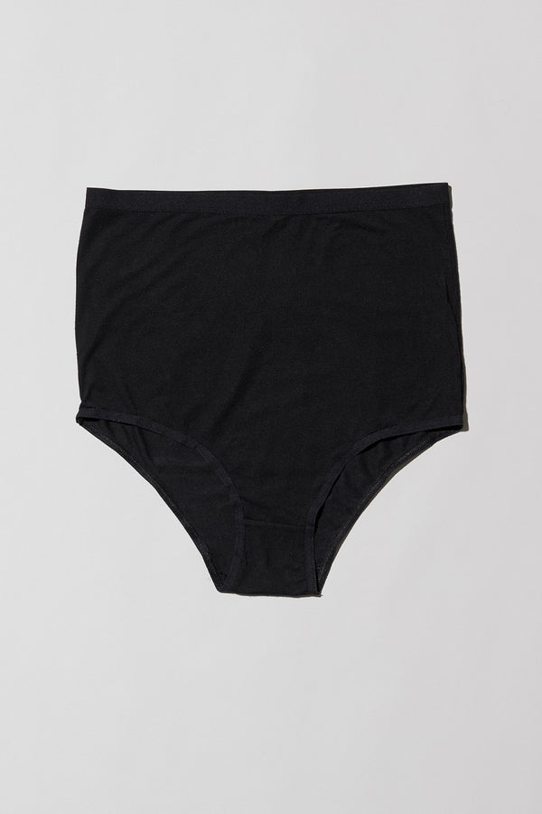 BASERANGE High Waist Flared Briefs Portugal BAS-UNHW-BL-000-HEI Black